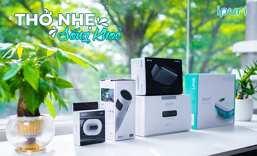 máy loc khí ô tô ipuri