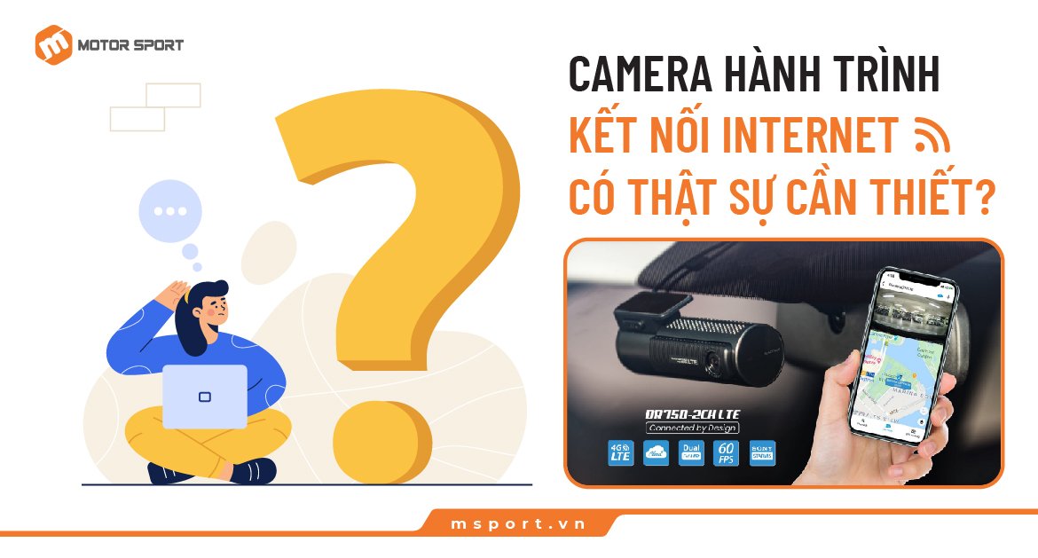 camera hành trình kết nối internet