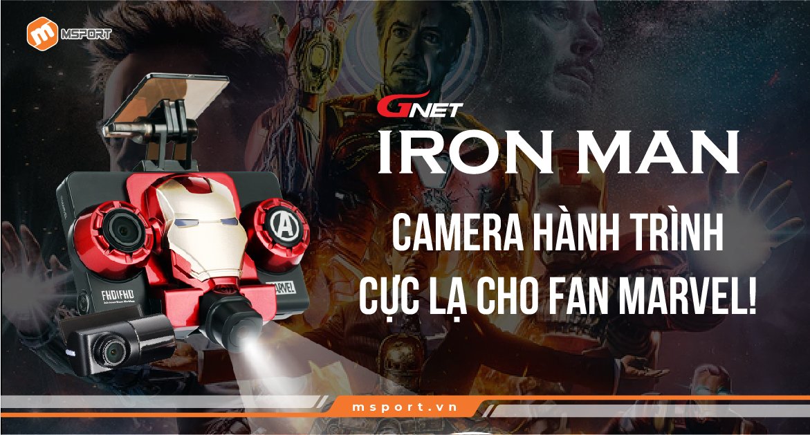 camera hành trình gnet iron man