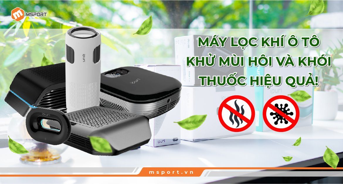 máy lọc khí ô tô khử mùi