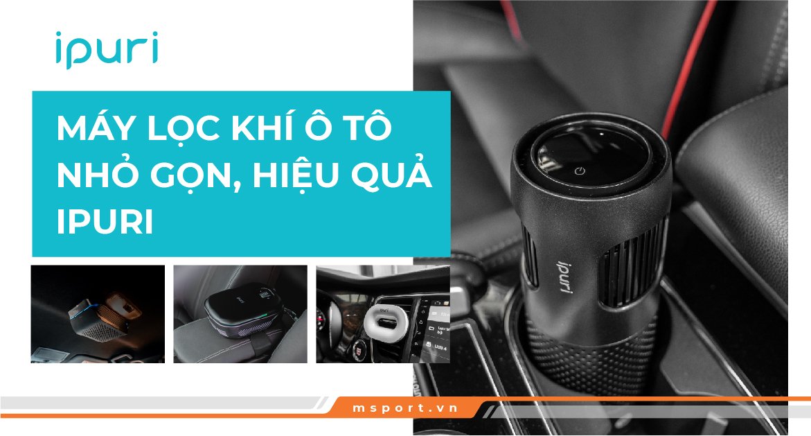 máy lọc khí ô tô nhỏ gọn ipuri