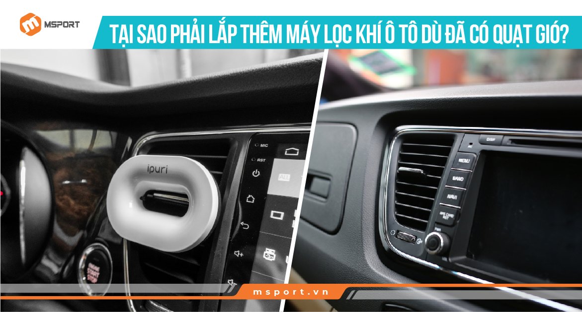 máy lọc khí ô tô