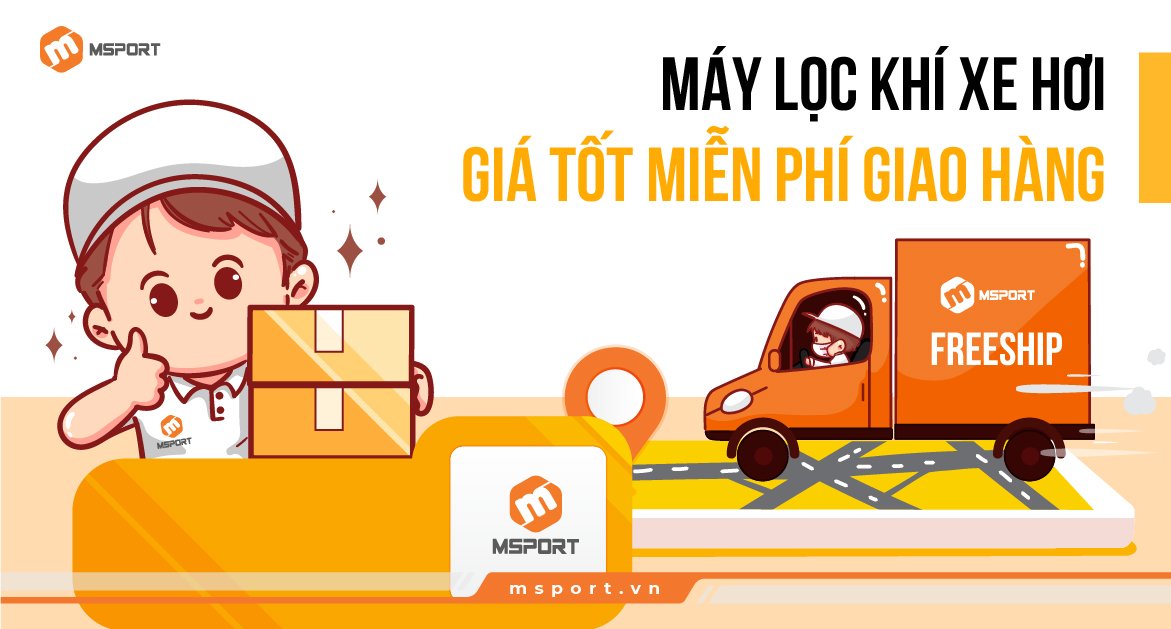 Máy lọc khí xe hơi giá tốt miễn phí giao hàng