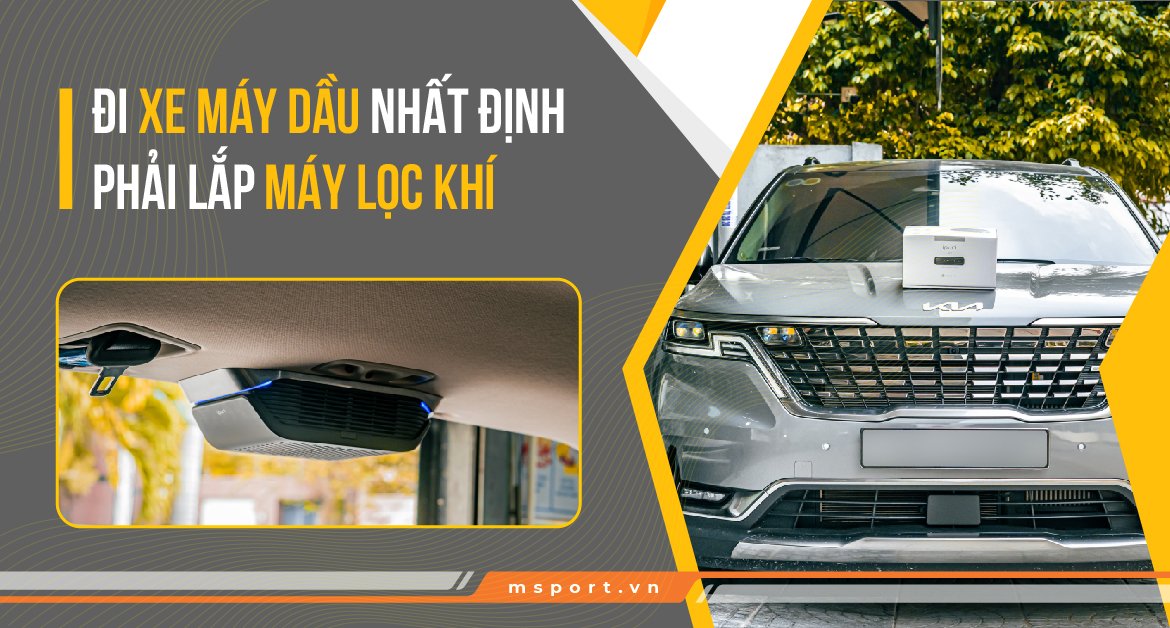 Đi xe máy dầu nhất định phải lắp máy lọc không khí!